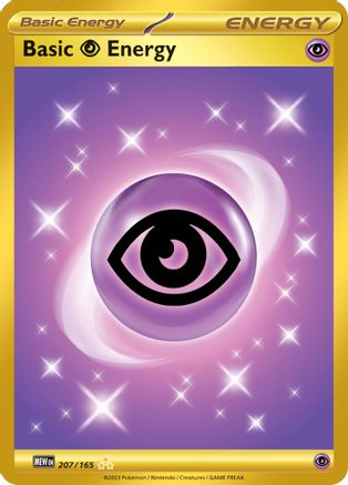 Image of Basic Psychic Energy 207/165  - Holofoil SV Scarlet & Violet 151 - Hyper Rare